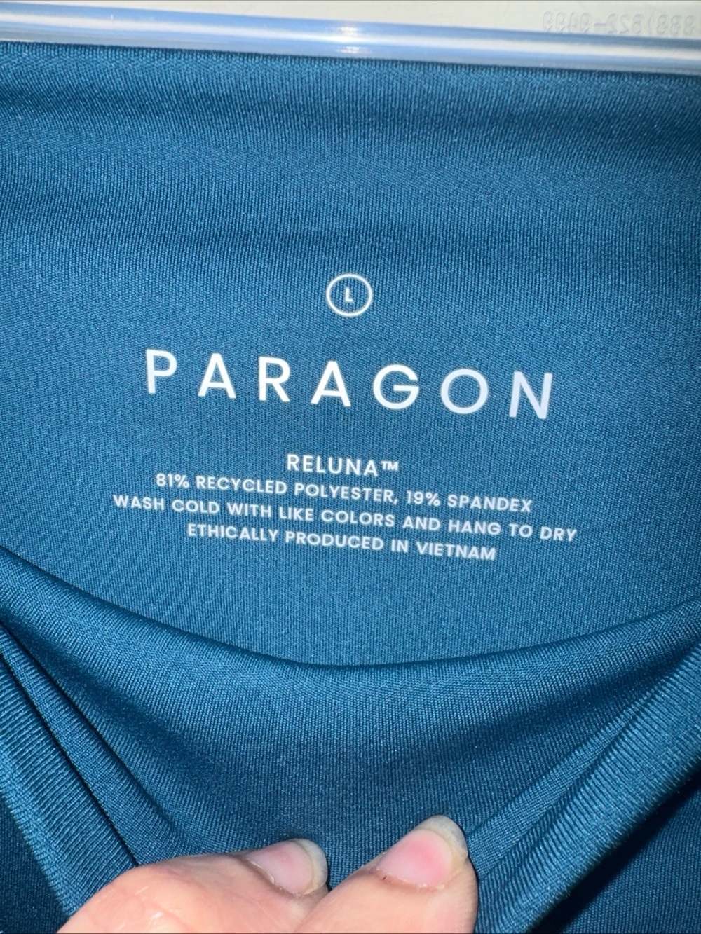 PARAGON Teal High-Waist Performance Leggings - Picture 4 of 6